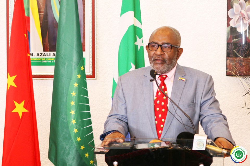 Allocution de SEM Azali Assoumani, Président de la République, lors de la cérémonie de remise  du vaccin Sinopharm offert par la République Populaire de Chine